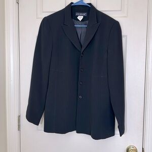 Women’s Black Blazer Size 14 Suit Separates Classic Fit